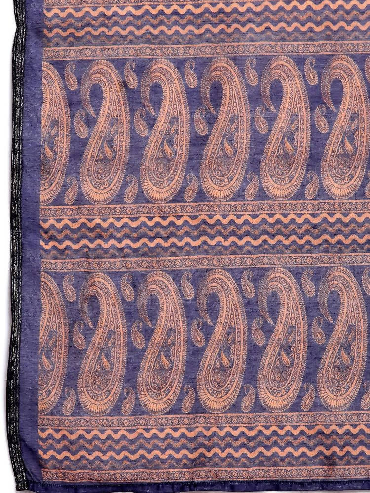Myshka Women's Traditional Multi Cotton Print Casual Dupatta | Grab2Buy