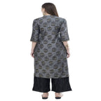 Lagi Women's Black Rayon Straight Printed Kurta & Palazzo (MRP102) | Grab2Buy