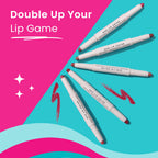Swiss Beauty CRAZE Duo 2 In 1 Satin Matte Finish Lipstick Non-Transfer Lip Colour - 03 Choco Spice | Grab2Buy