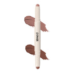 Swiss Beauty CRAZE Duo 2 In 1 Satin Matte Finish Lipstick Non-Transfer Lip Colour - 03 Choco Spice | Grab2Buy