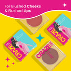 Swiss Beauty CRAZE Lip & Cheek Macaron With Vitamin E And Olive Oil - 01 Brown Pie