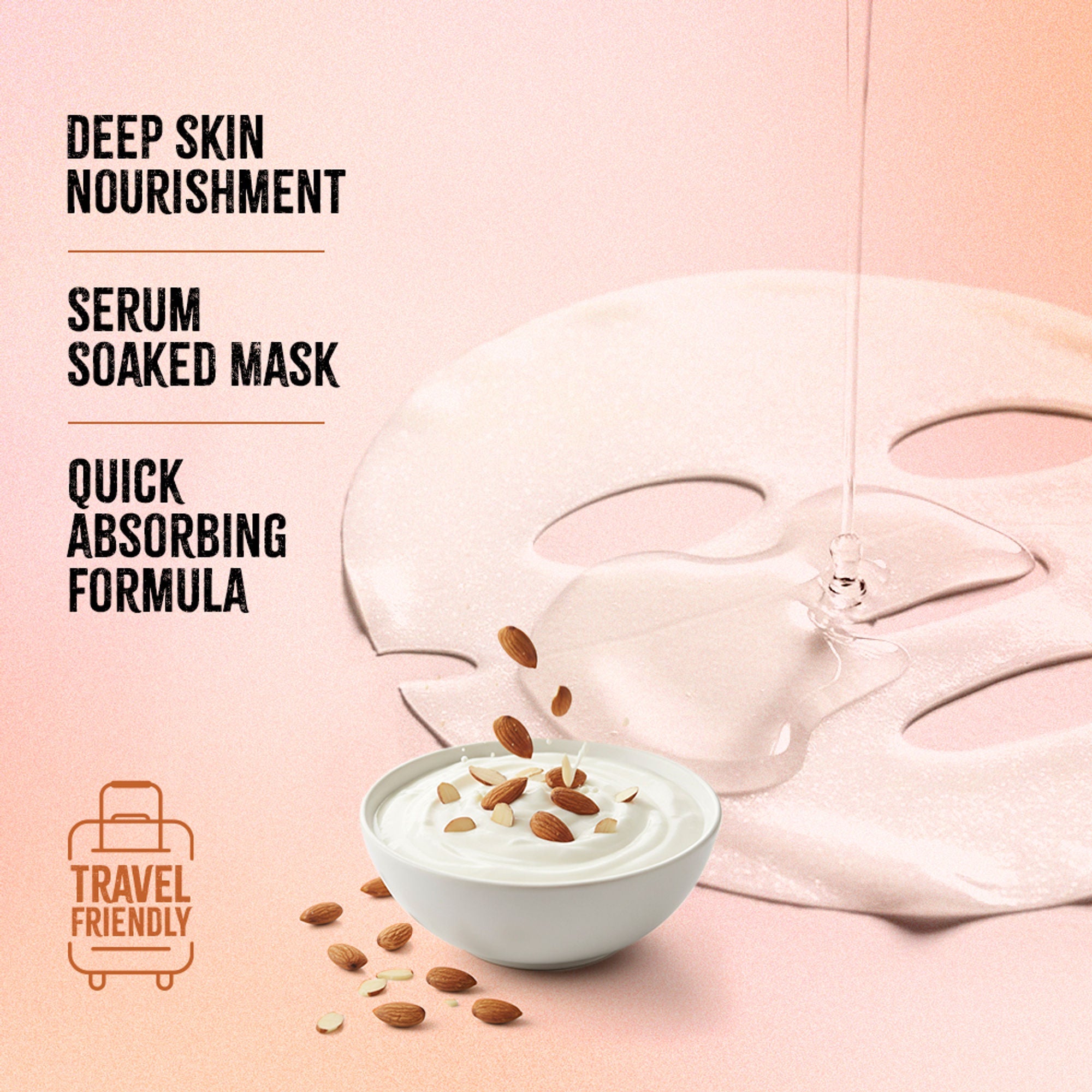 Nykaa Green Tea + Aloe Vera Sheet Mask For Hydrated Skin - Formulated in Korea - For All Skin Types - Almond + Yogurt