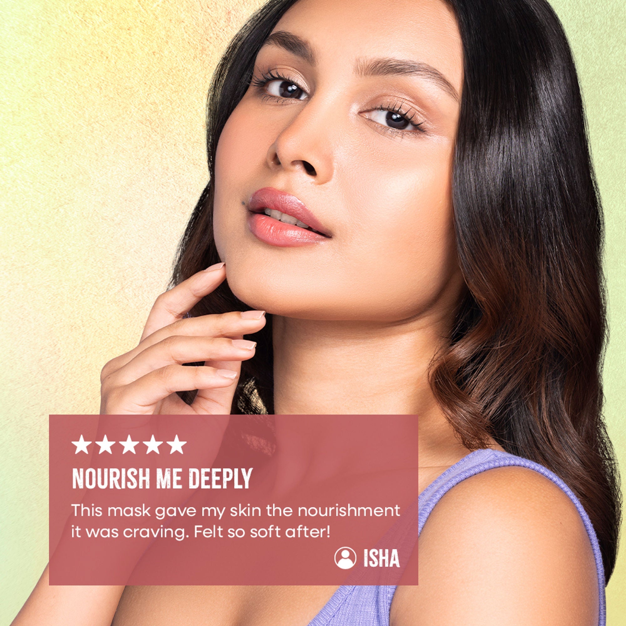 Nykaa Green Tea + Aloe Vera Sheet Mask For Hydrated Skin - Formulated in Korea - For All Skin Types - Avocado + Moringa