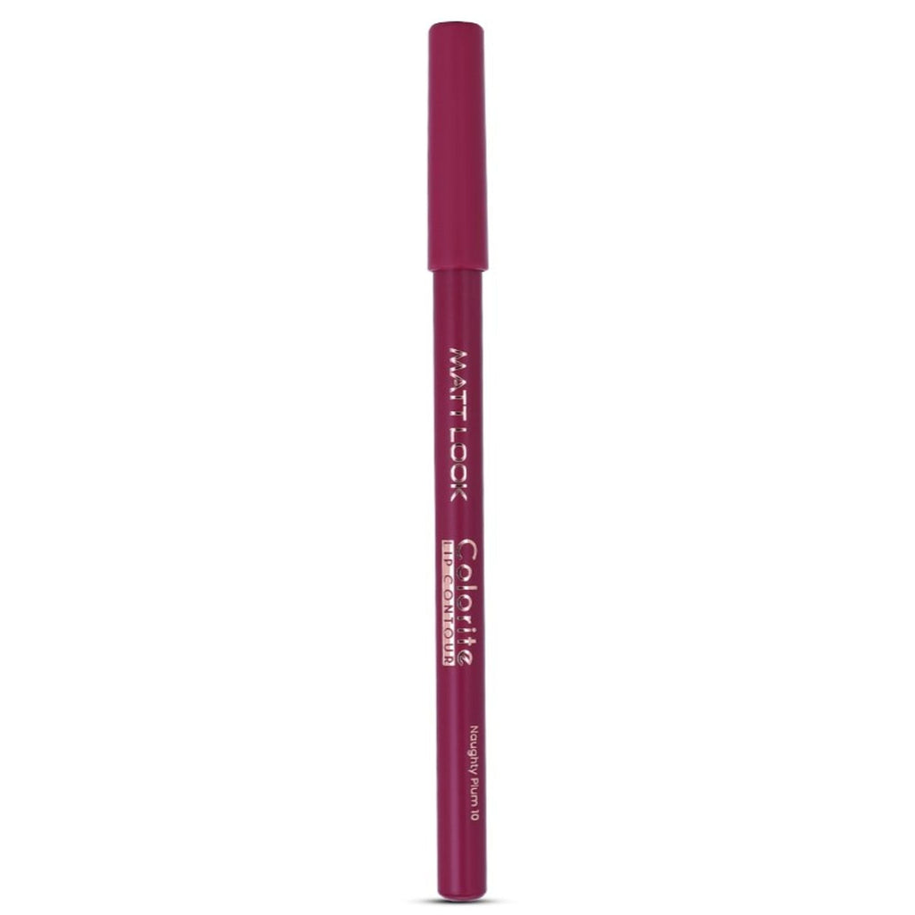 Matt Look Colorite Lip Contour Professional Matte Lip Color Pencil - Naughty Plum 10 | Grab2Buy