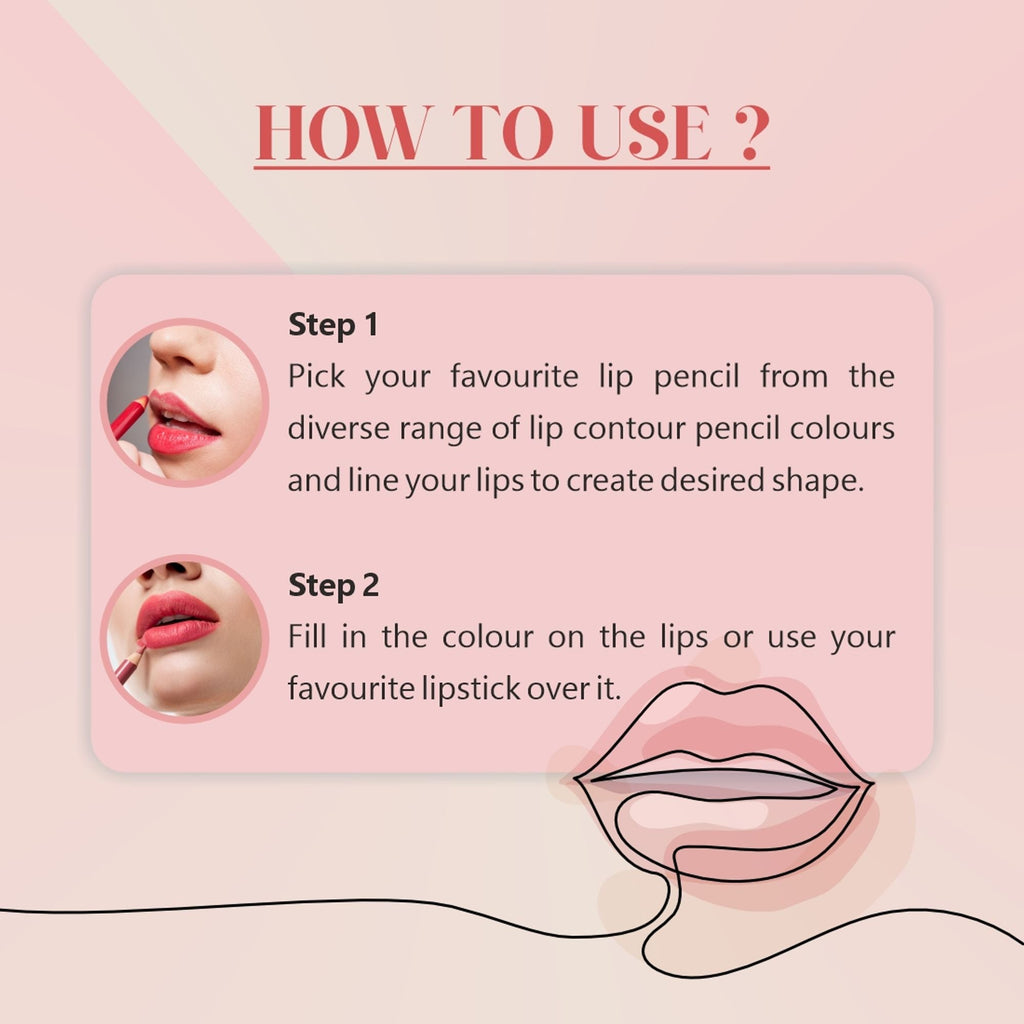 Matt Look Colorite Lip Contour Professional Matte Lip Color Pencil - Naughty Plum 10 | Grab2Buy