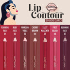 Matt Look Colorite Lip Contour Professional Matte Lip Color Pencil - Naughty Plum 10 | Grab2Buy