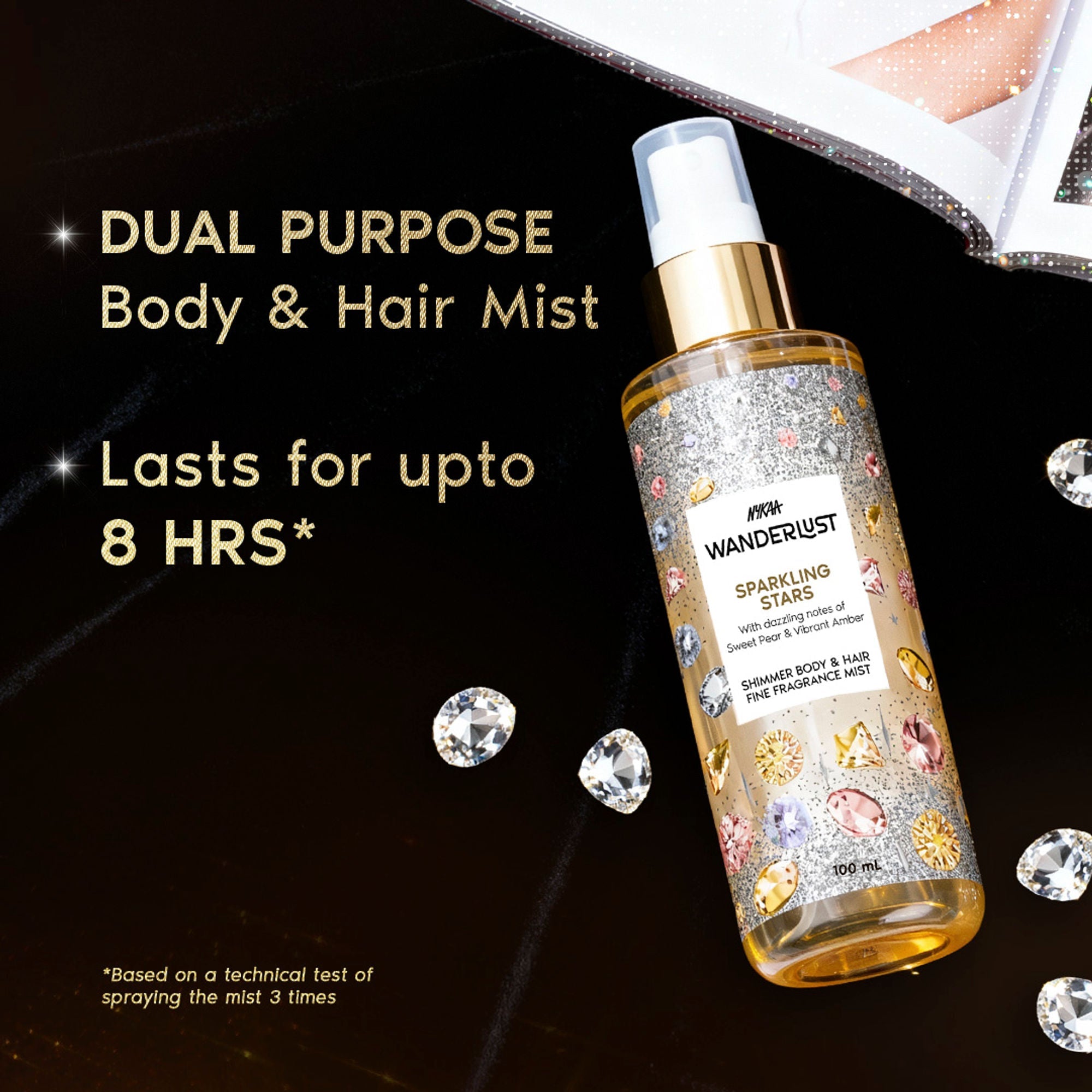 Wanderlust Fragrance Mist For Her - Sparkling Stars | Grab2Buy