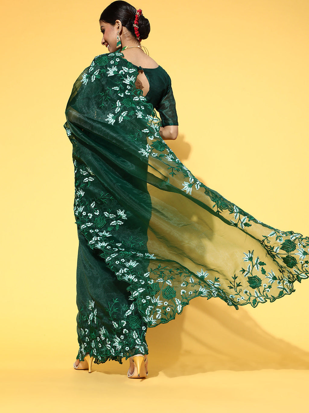 Saree Mall Solid Saree For Women | Grab2Buy