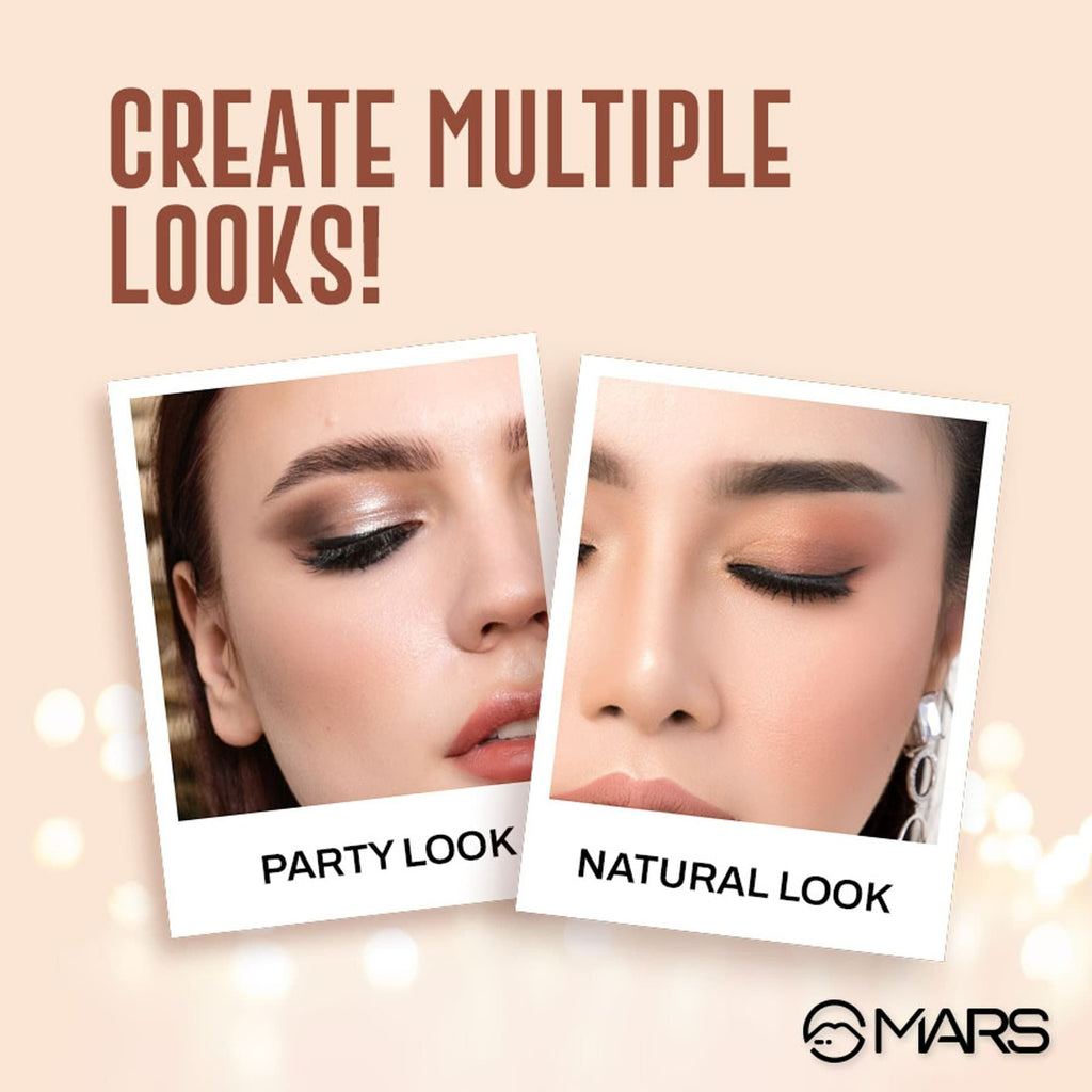 MARS Cosmetics Blooming Matte & Shimmer Eyeshadow Palette - 02 Dahlia | Grab2Buy