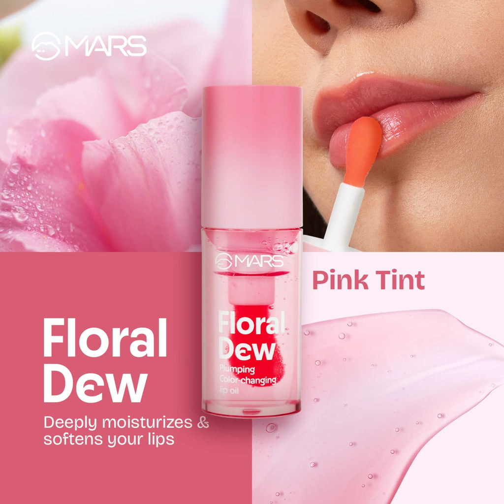 MARS Cosmetics Plumping Color Changing Lip Oil - Floral Dew | Grab2Buy