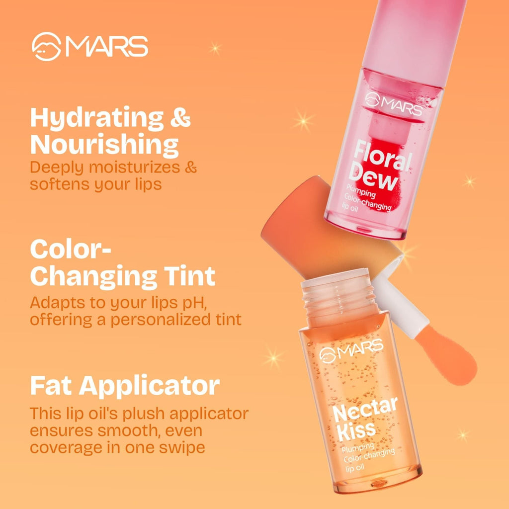 MARS Cosmetics Plumping Color Changing Lip Oil - Floral Dew | Grab2Buy