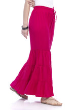 Mominos Fashion Reyon Cotton Magenta Palazzo | Grab2Buy