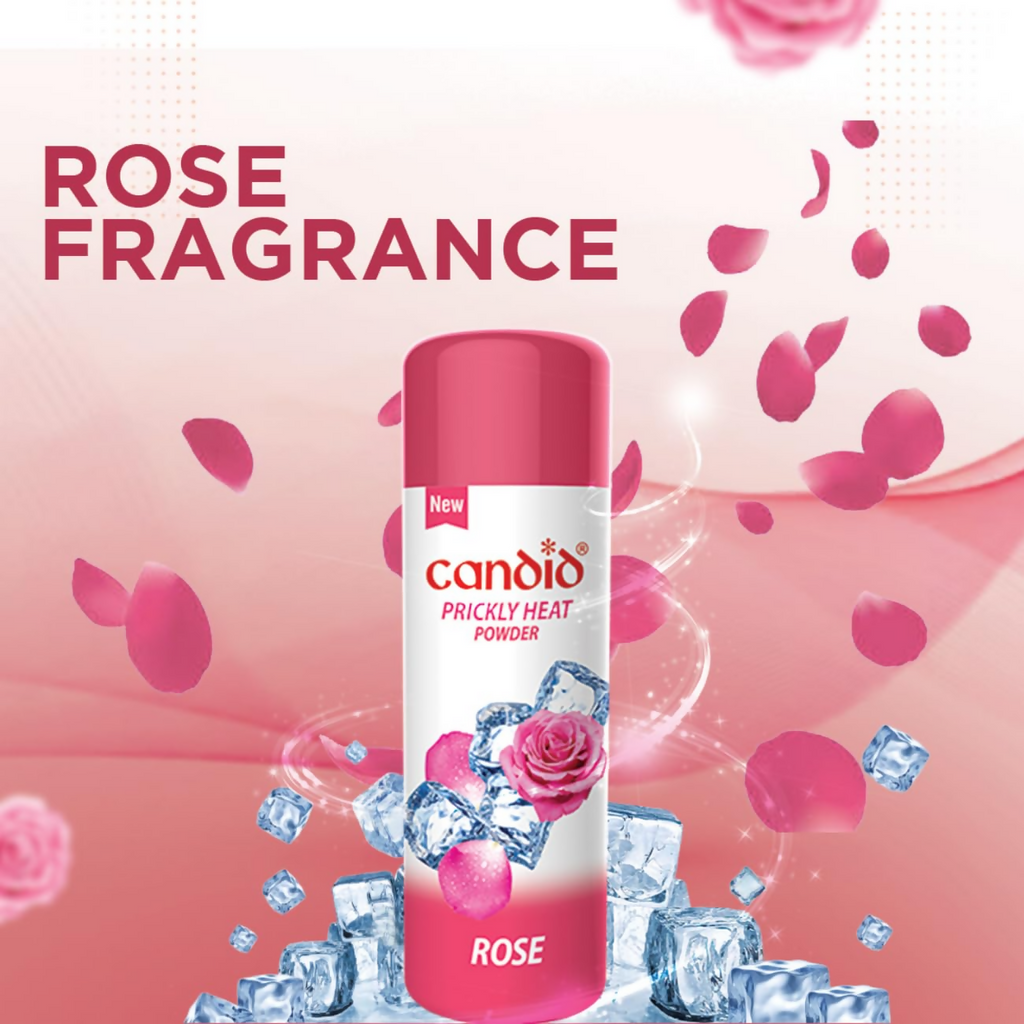 Candid Prickly Heat Powder With Rose | Grab2Buy