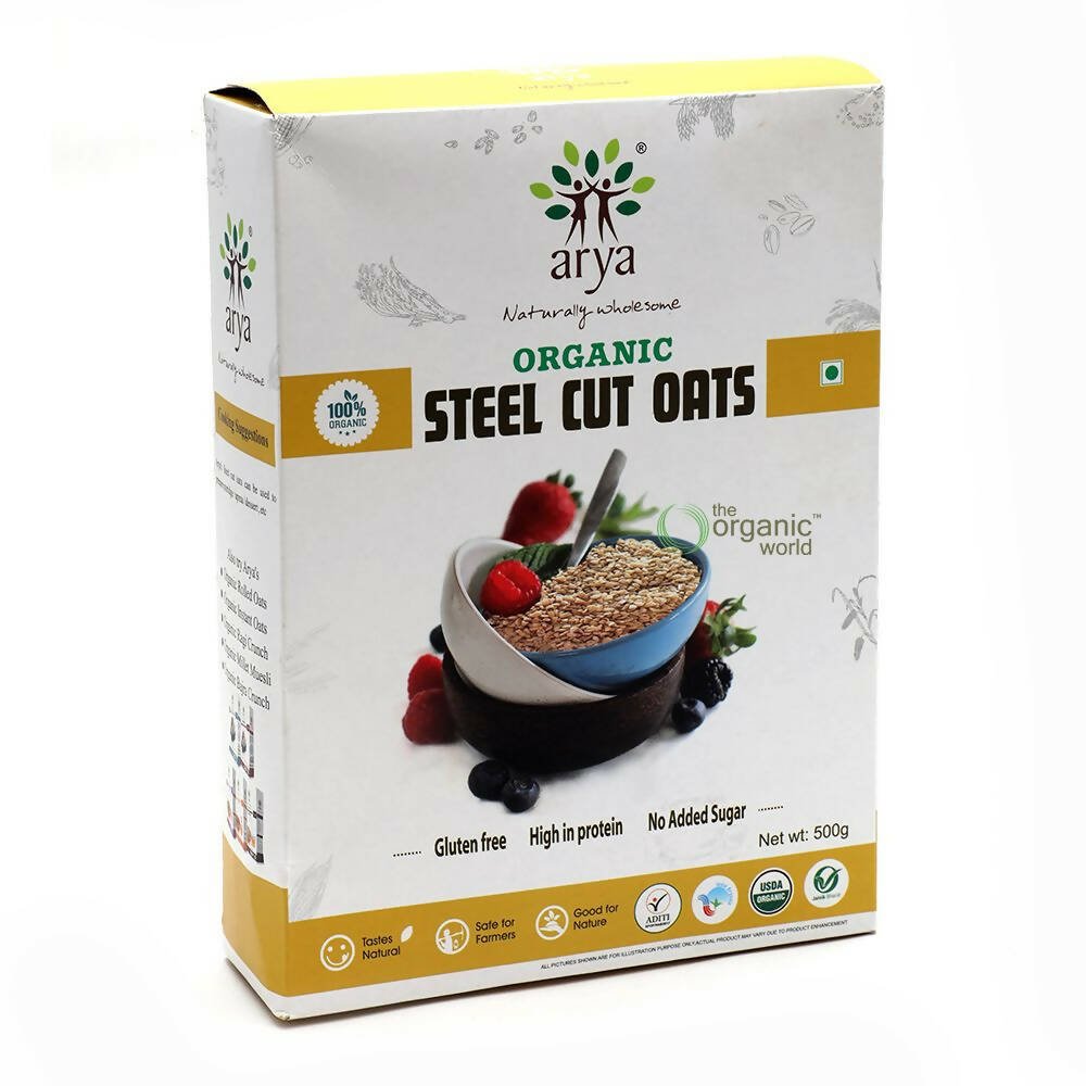 Arya Farm Organic Steel Cut Oats | Grab2Buy