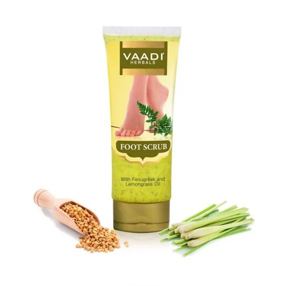 Vaadi Herbals Foot Scrub with Fenugreek and Lemongrass Oil | Grab2Buy