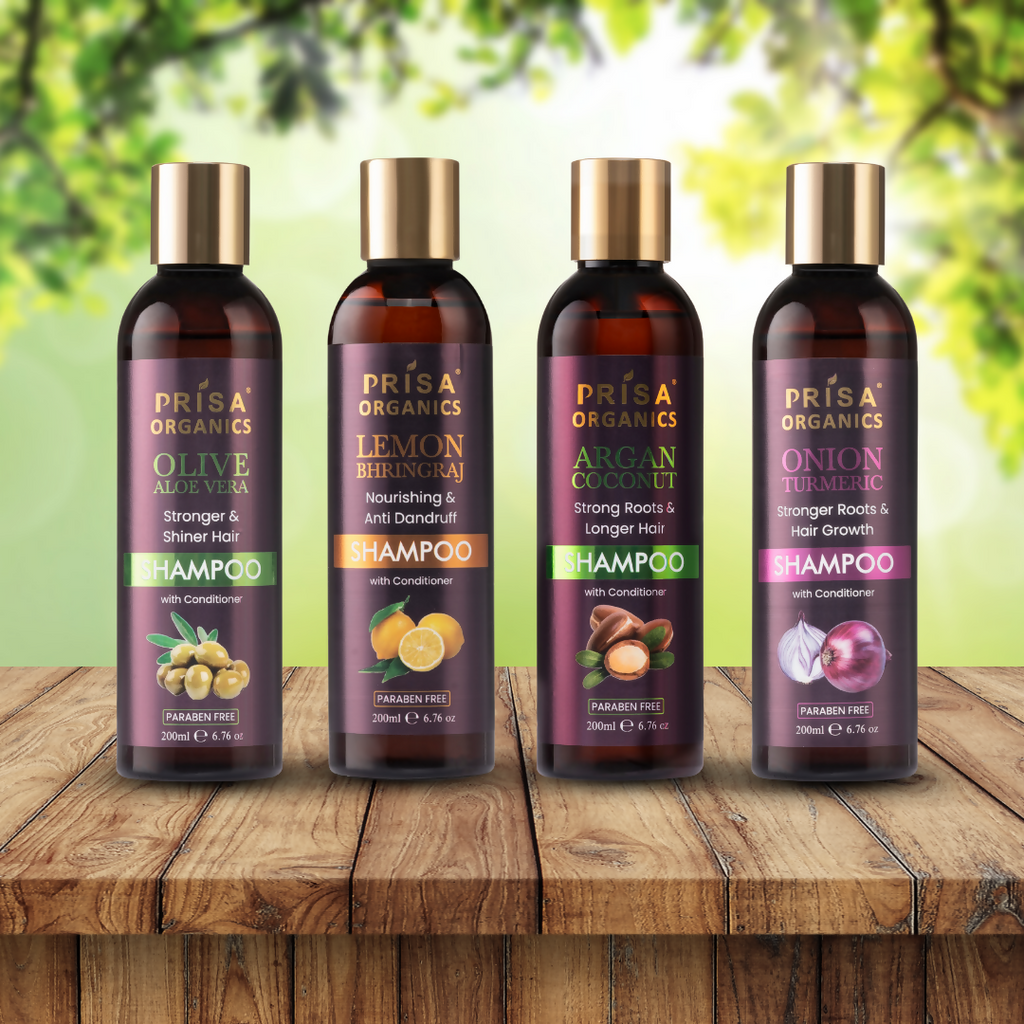 Prisa Organics Onion & Turmeric Shampoo | Grab2Buy