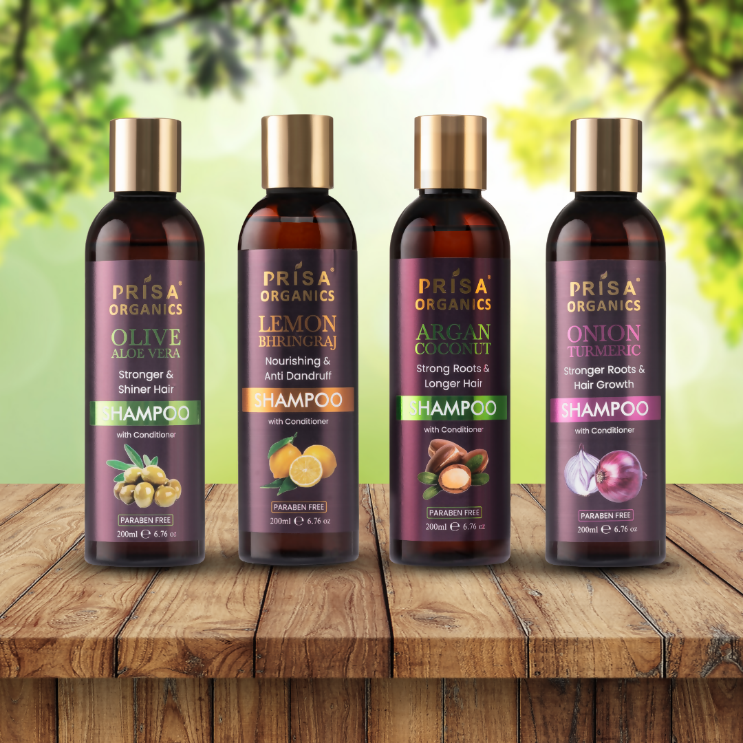 Prisa Organics Onion & Turmeric Shampoo | Grab2Buy