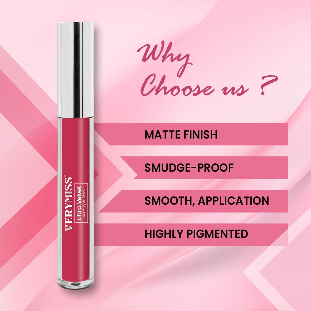 VERYMISS Ultra Velvet Matte Liquid Lipstick - 209 Vintage Maroon