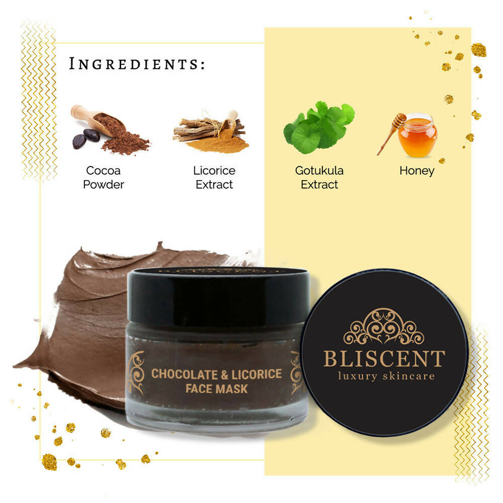 Bliscent Chocolate & Licorice Face Mask | Grab2Buy