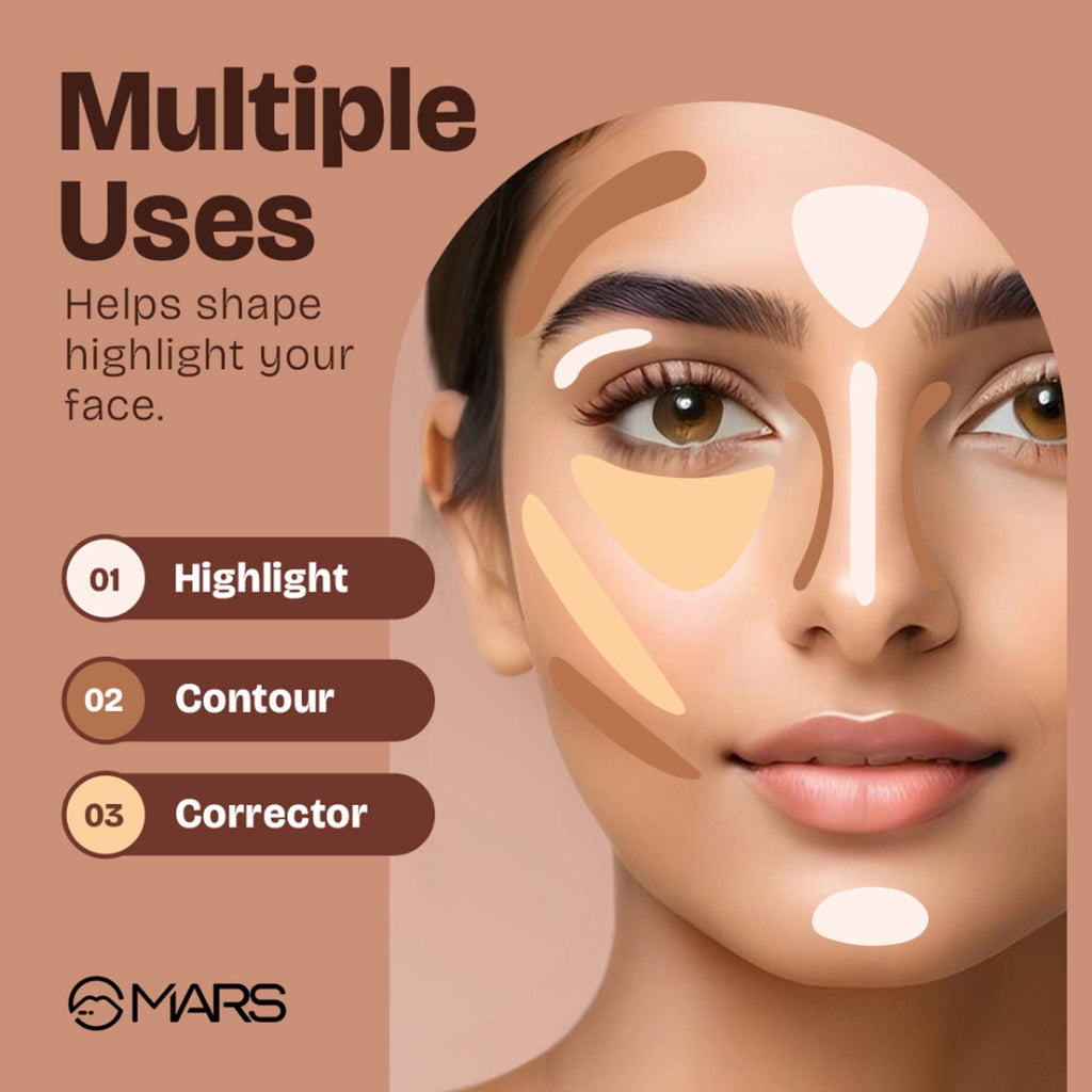 MARS Cosmetics SPF 50 PA++++ Cancel Concealer - 03 Dreamy Beige