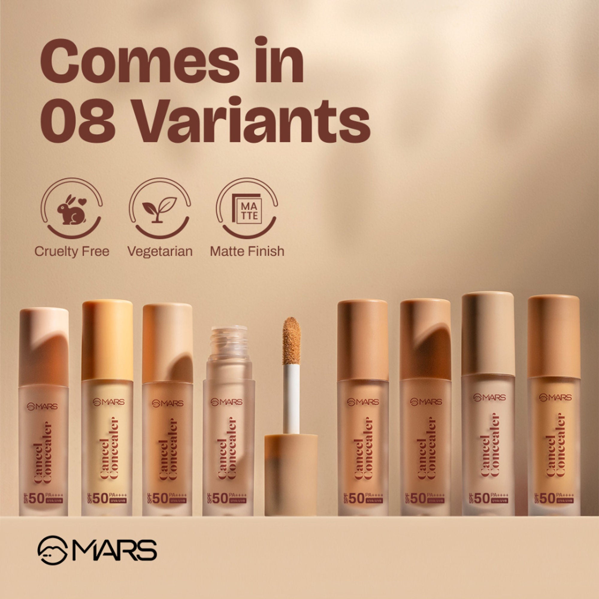MARS Cosmetics SPF 50 PA++++ Cancel Concealer - 06 Honey Glow