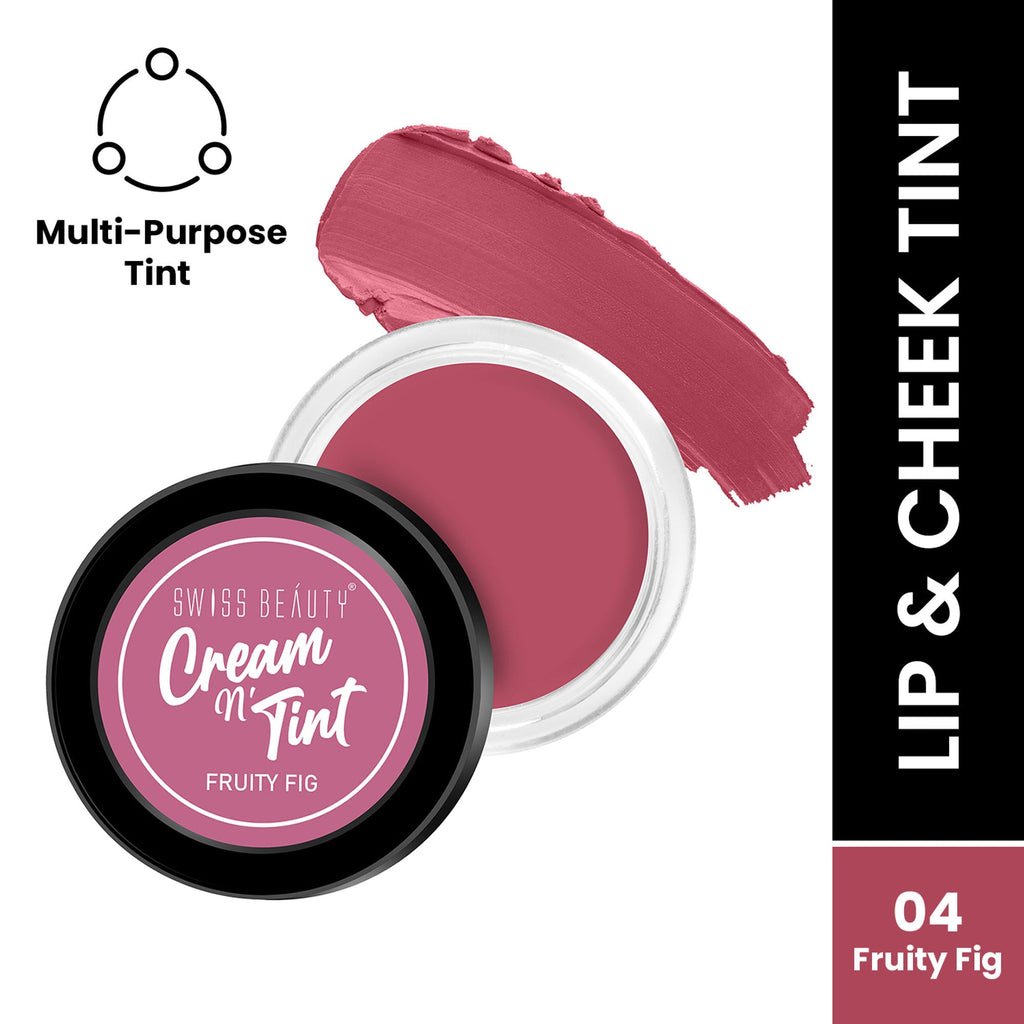 Swiss Beauty Lip & Cheek Cream - Fruity Fig | Grab2Buy