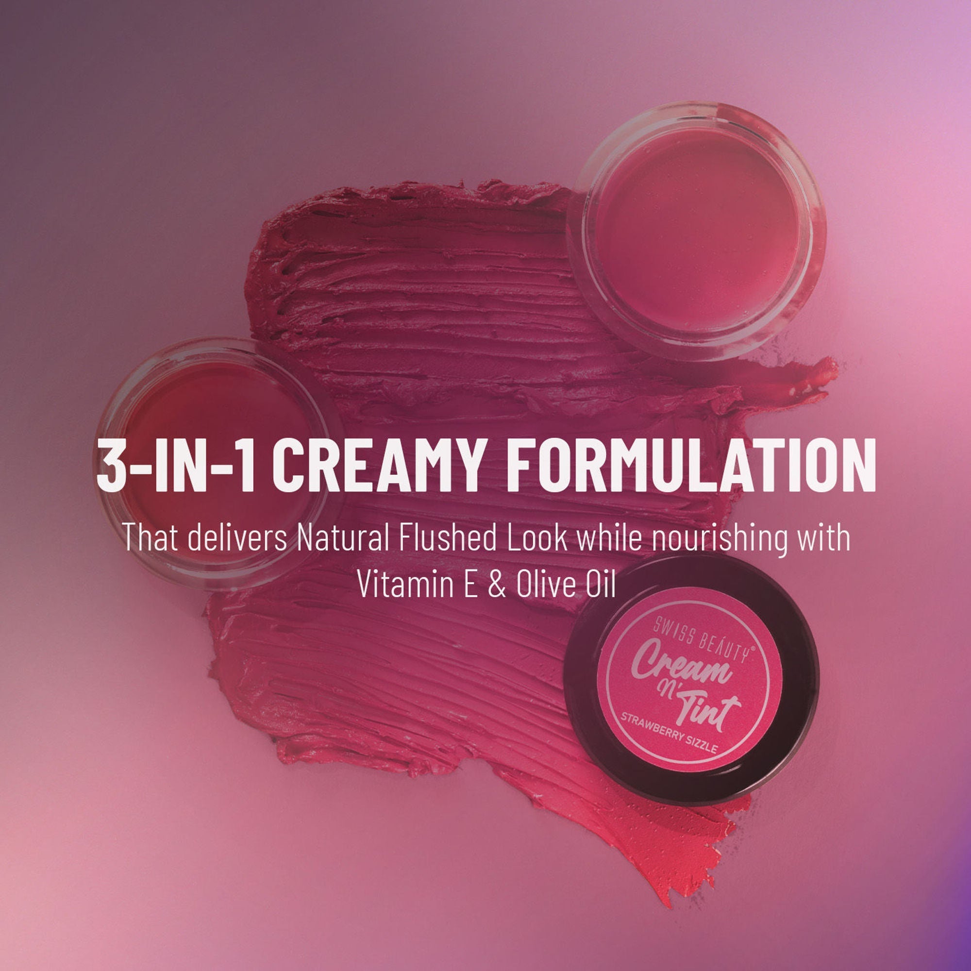 Swiss Beauty Lip & Cheek Cream - Fruity Fig | Grab2Buy