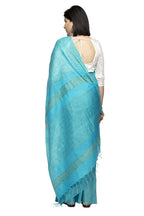 Mominos Fashion Firozi Color Bhagalpuri Saree | Grab2Buy