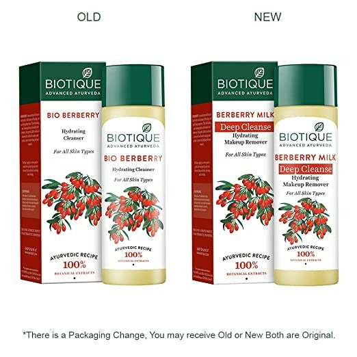 Biotique Berberry Milk Deep Cleanse Hydrating Makeup Remover For All Skin Types | Grab2Buy