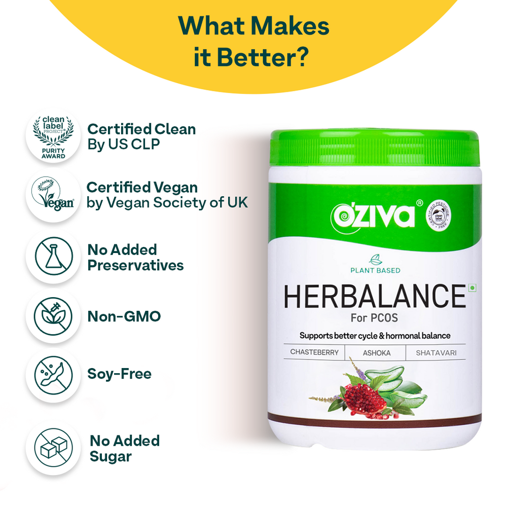 OZiva Plant Based Herbalance For Pcos | Grab2Buy