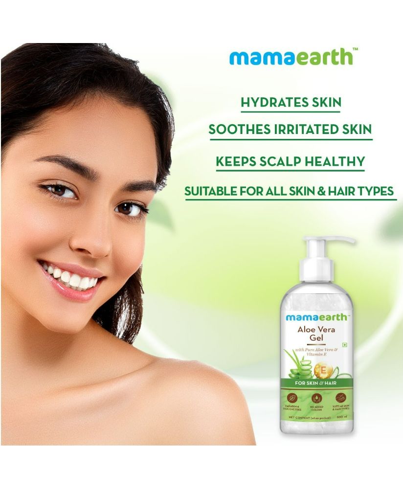 Mamaearth Aloe Vera Gel For Skin & Hair | Grab2Buy