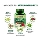 Himalayan Organics Organic B12 500mg Vegetarian Capsules | Grab2Buy