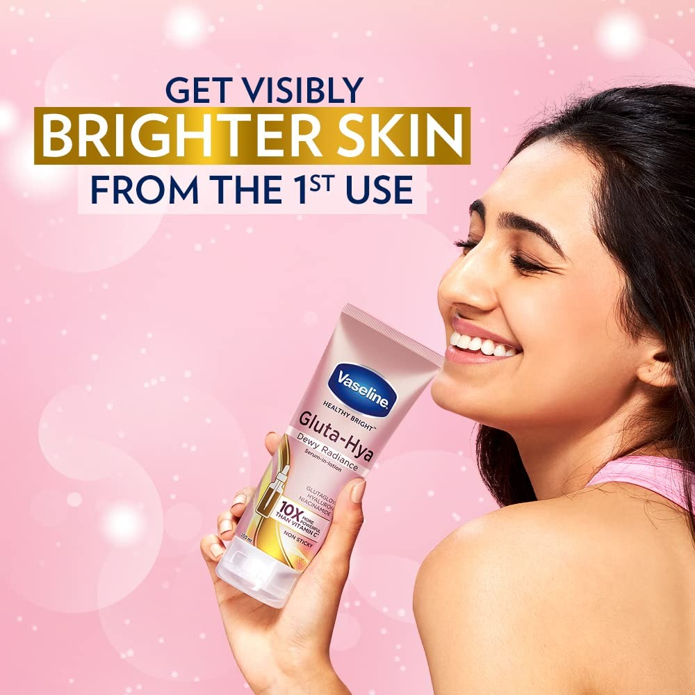 Vaseline Gluta Hya Serum-in-Lotion - Dewy Radiance & Flawless Glow Combo | Grab2Buy