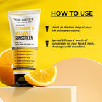 Dr. Sheth's Ceramide & Vitamin C Sunscreen SPF 50+ PA+++ UVA UVB Sun Protection, For All Skin Types | Grab2Buy
