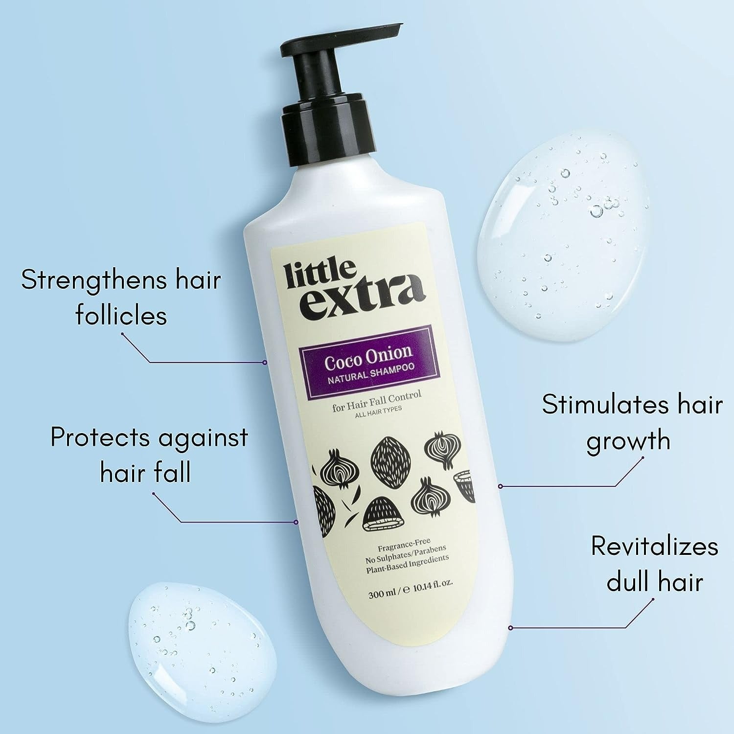 Little Extra Coco Onion Natural Shampoo | Grab2Buy