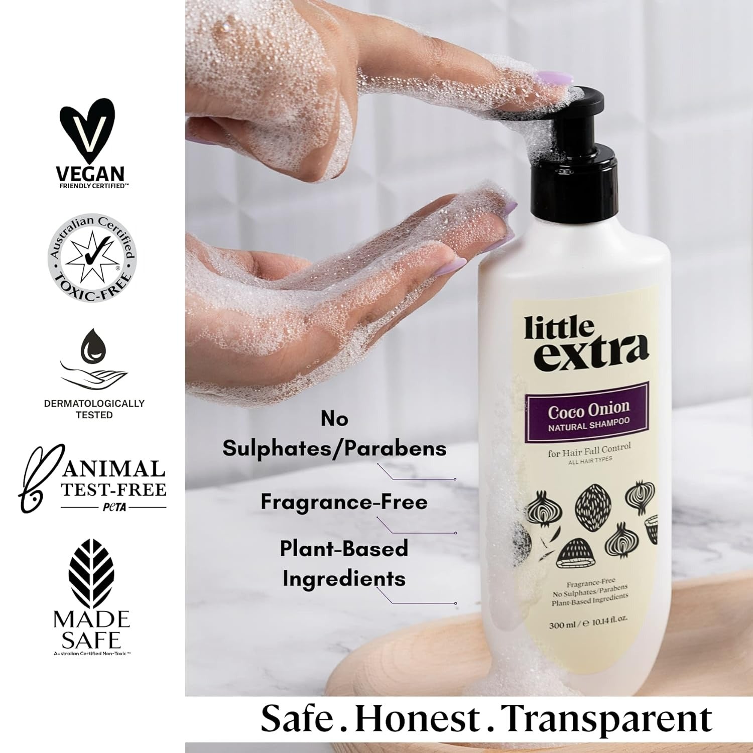 Little Extra Coco Onion Natural Shampoo | Grab2Buy