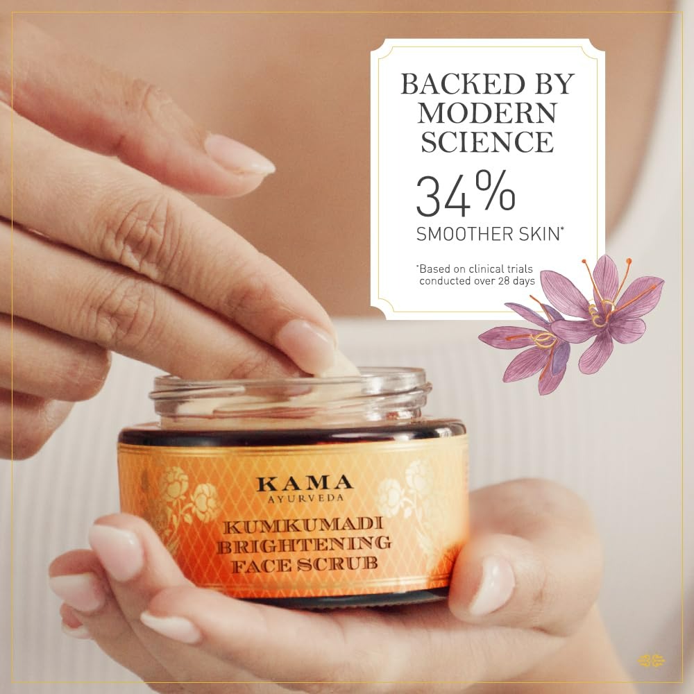 Kumkumadi Youth-Clarifying Mask-Scrub, 2 in 1 Mask Scrub | Grab2Buy