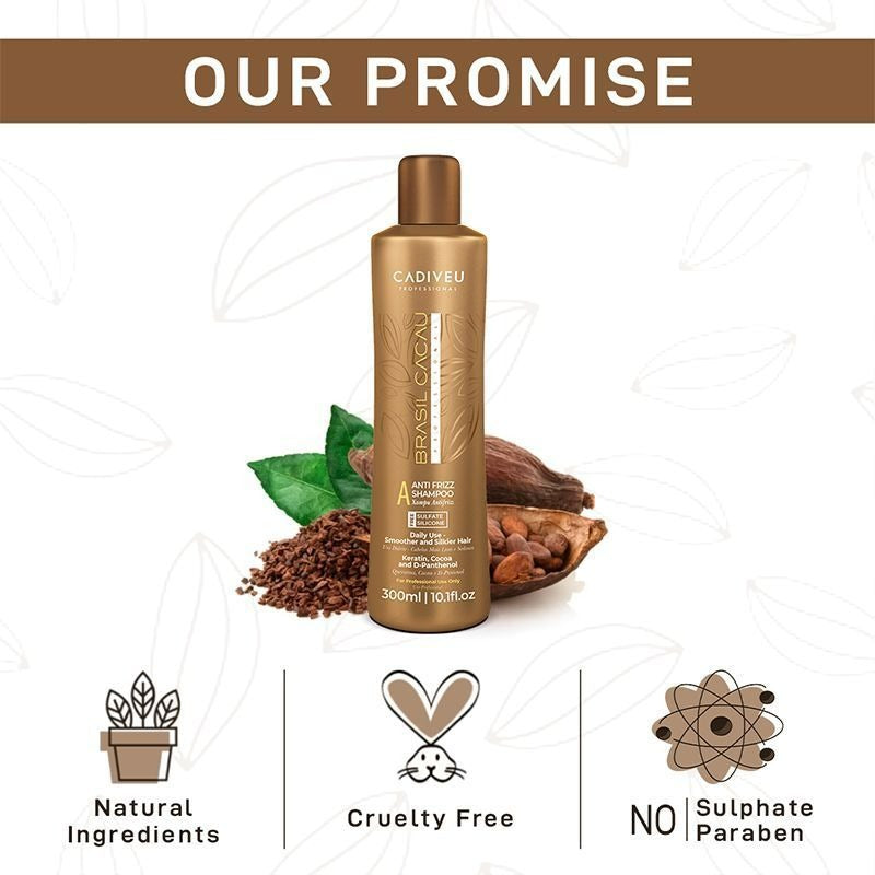 Cadiveu Brasil Cacau Anti Frizz Shampoo-Sulfate Free | Grab2Buy