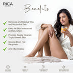 Rica Menthol After Wax Lotion For All Skin Type with Sun flower Oil, Jojoba Oil & Vitamin E