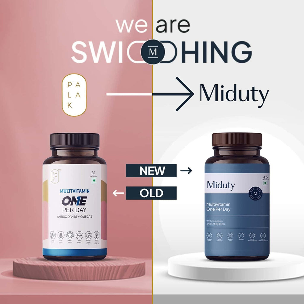 Miduty by Palak Notes Multivitamin One Per Day Capsules | Grab2Buy