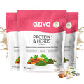 OZiva Protein & Herbs for Women - Protein Powder to Reduce Body Fat, Manage Weight & Metabolism, No Added Sugar | Grab2Buy