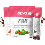 OZiva Protein & Herbs for Women - Protein Powder to Reduce Body Fat, Manage Weight & Metabolism, No Added Sugar | Grab2Buy