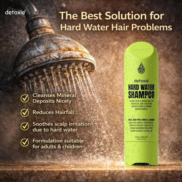 Detoxie Hard Water Relief & Hair Fall Control Pro Growth Shampoo | Grab2Buy