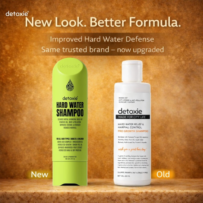 Detoxie Hard Water Relief & Hair Fall Control Pro Growth Shampoo | Grab2Buy