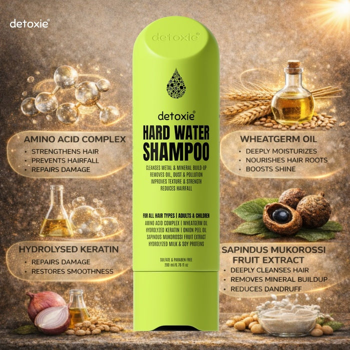 Detoxie Hard Water Relief & Hair Fall Control Pro Growth Shampoo | Grab2Buy