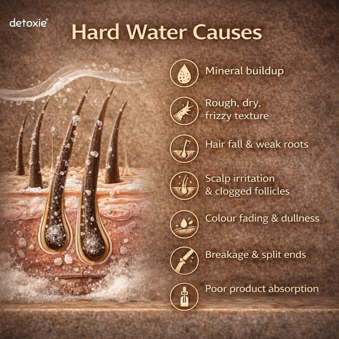 Detoxie Hard Water Relief & Hair Fall Control Pro Growth Shampoo | Grab2Buy