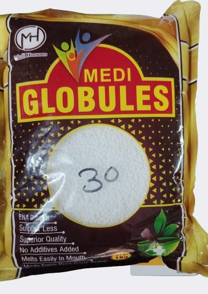 Medi Homeopathy Globules/ Blank Pellets (Size 30) | Grab2Buy