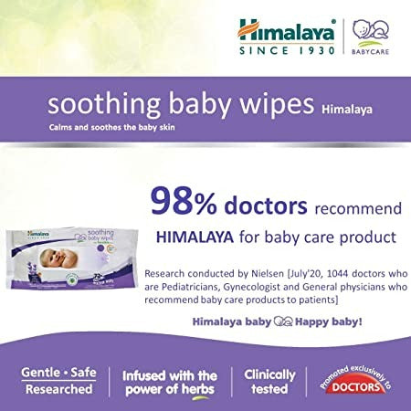 Himalaya Herbals - Soothing Baby Wipes | Grab2Buy