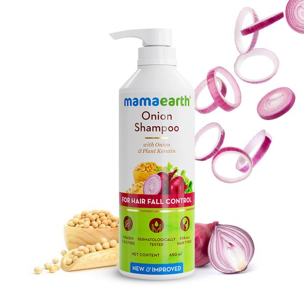 Mamaearth Onion Shampoo For Hair Fall Care | Grab2Buy
