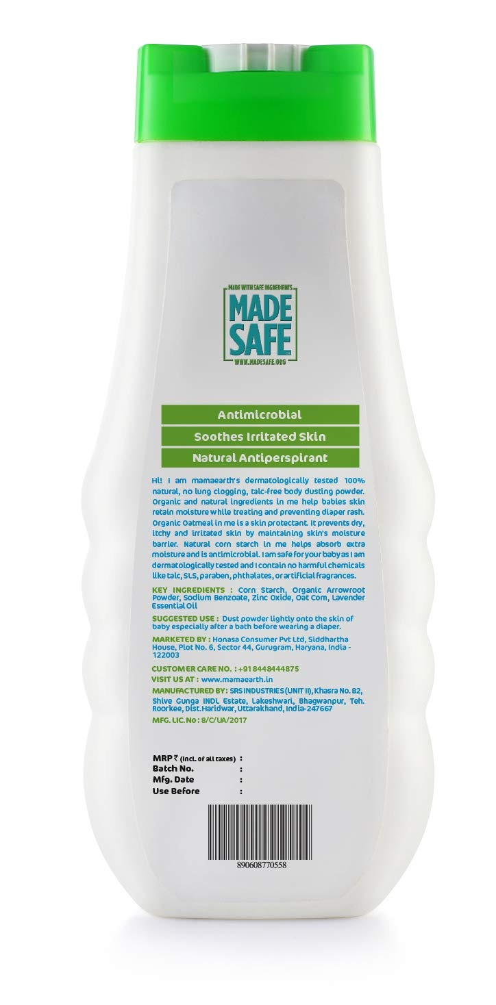 Mamaearth Dusting Baby Powder For Calms & Relaxes Skin, Prevents Diaper Rash | Grab2Buy